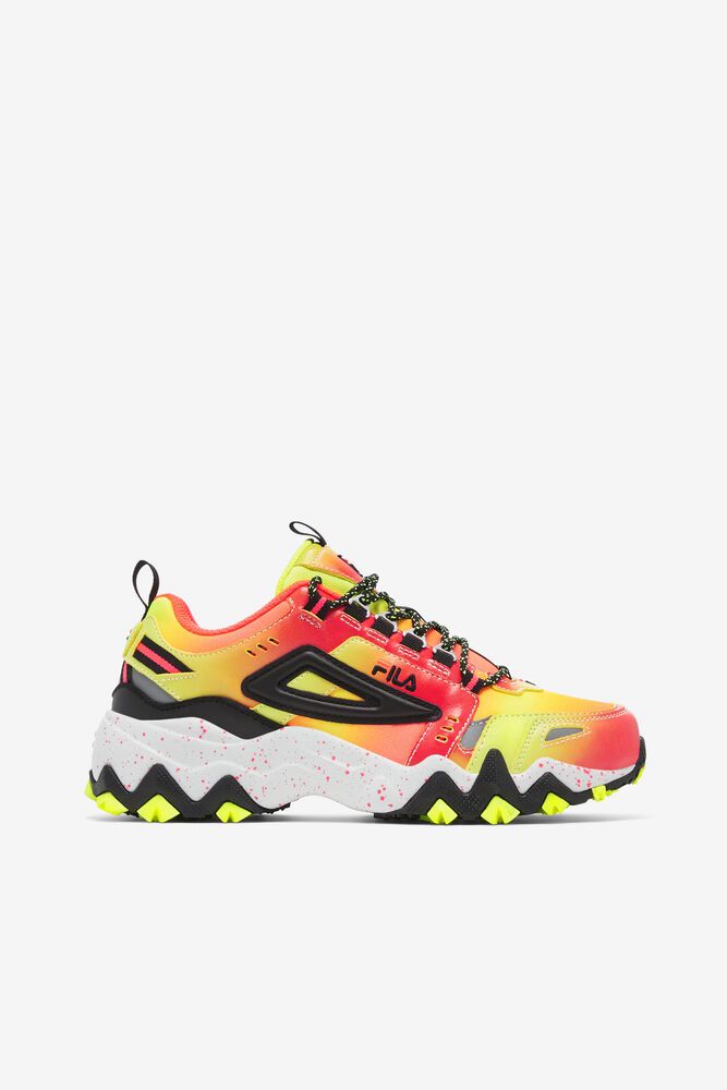 Fila Oakmont Tr Pink/Yellow Sneakers Womens - NZ 25814-AHIN